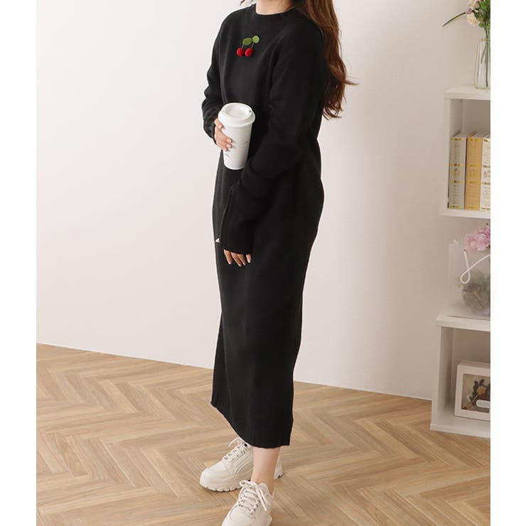 ラウンドネック リブ ニット | レースレディース  | 詳細画像13 