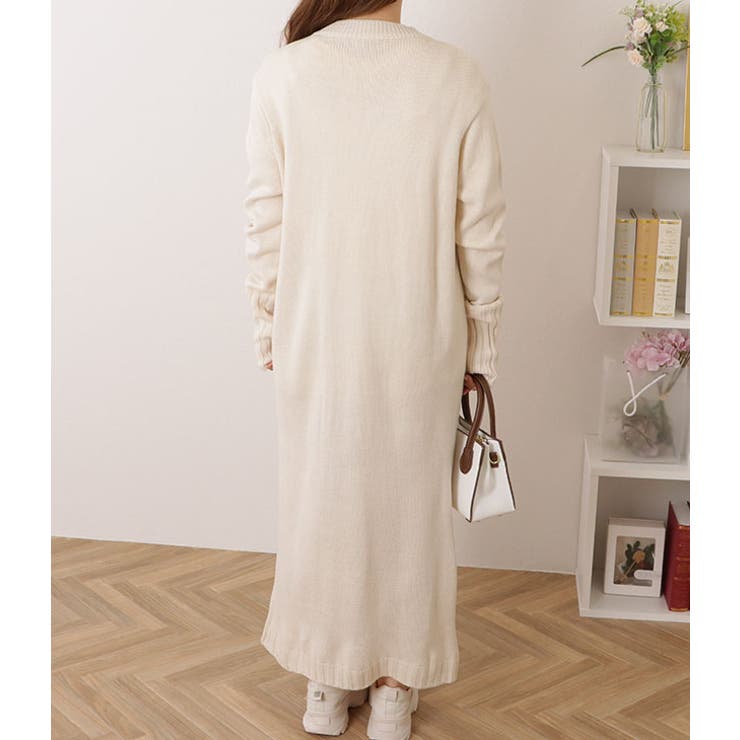 ラウンドネック リブ ニット | レースレディース  | 詳細画像9 