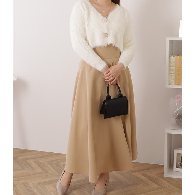 ビッグボタンコンパクトシャギーニットカーディガン 女性 レディース | レースレディース  | 詳細画像10 