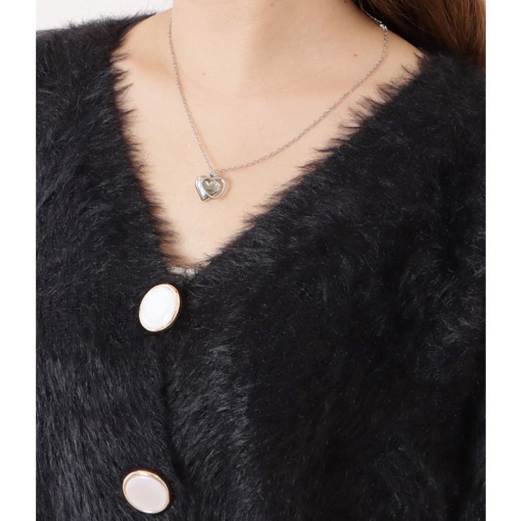 ビッグボタンコンパクトシャギーニットカーディガン 女性 レディース | レースレディース  | 詳細画像18 