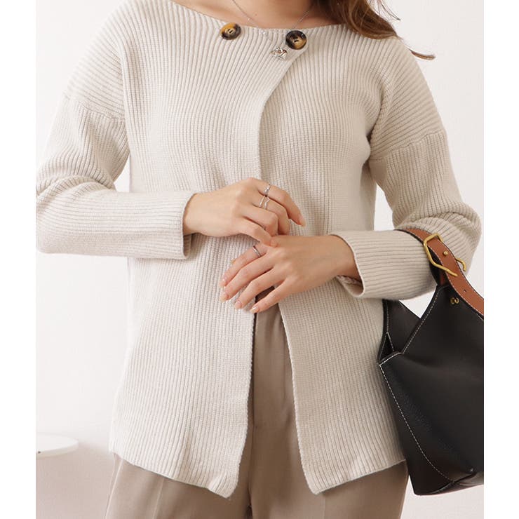 美品＊トゥービーシック　ポンチョ型ニットカーディガン レッキスラビットファー　M XKg8x3hREfKcoWE5tcrmXoGkVFuB1Y