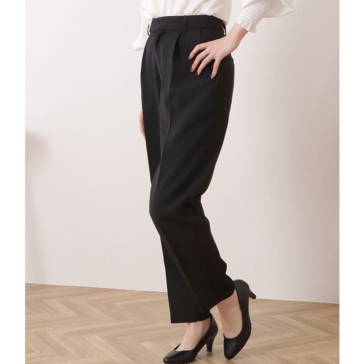 ワンタックカラーテーパードベーシックパンツ 女性 レディース | レースレディース  | 詳細画像5 