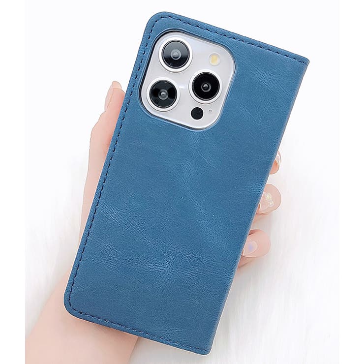 レザー調手帳型ベーシックiPhoneカバー 女性 レディース | レースレディース  | 詳細画像7 