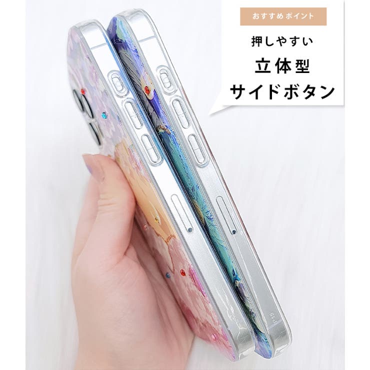 カラフルラメフラワースクエアiPhoneカバー 女性 レディース | レースレディース  | 詳細画像11 