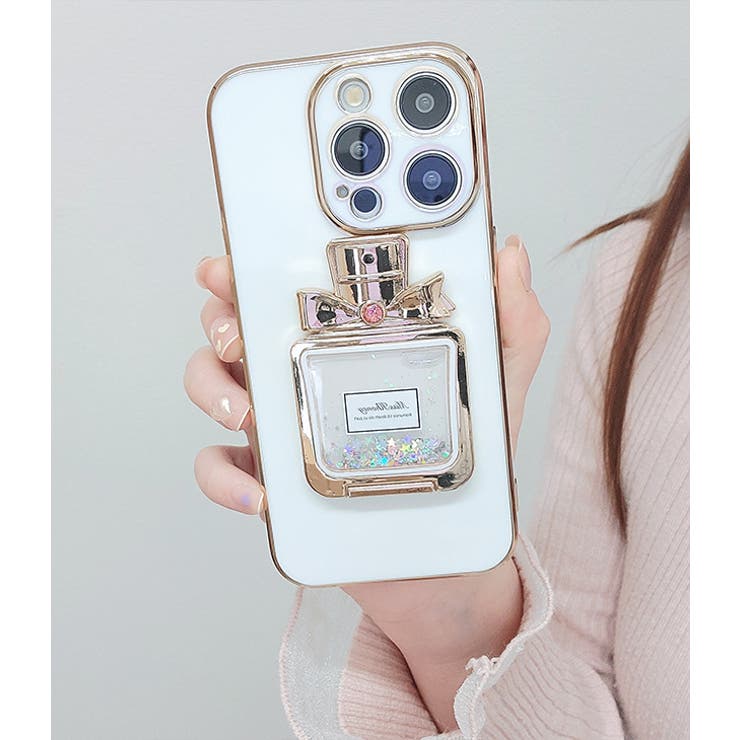 スタンドリング付きパフュームiPhoneカバー 女性 レディース | レースレディース  | 詳細画像4 