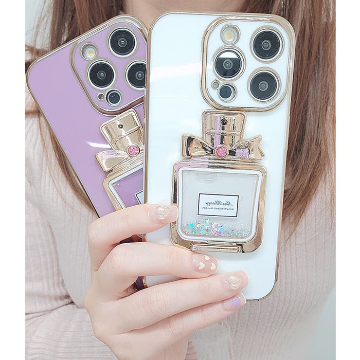 スタンドリング付きパフュームiPhoneカバー 女性 レディース | レースレディース  | 詳細画像5 