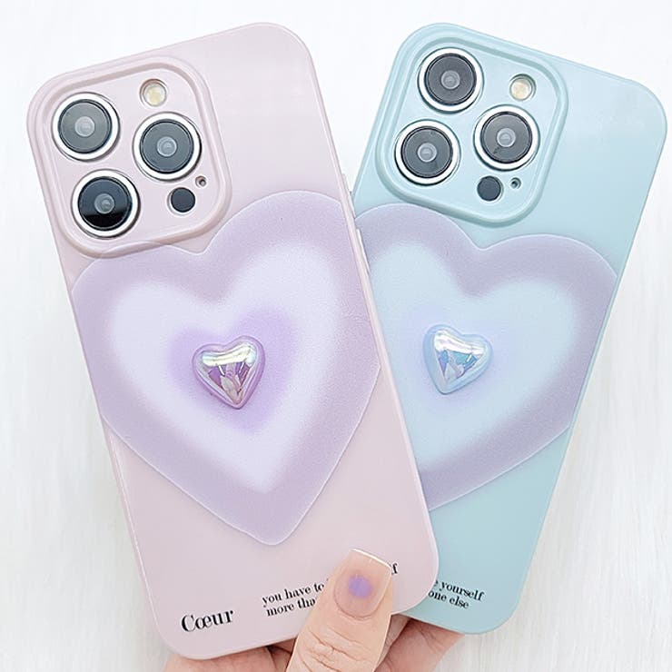ハートグラデーションソフトiPhoneケース 女性 レディース | レースレディース  | 詳細画像1 