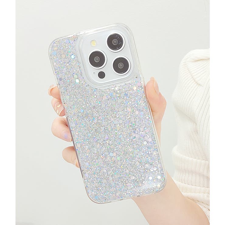 ラメグリッターソフトiPhoneケース 女性 レディース | レースレディース  | 詳細画像3 