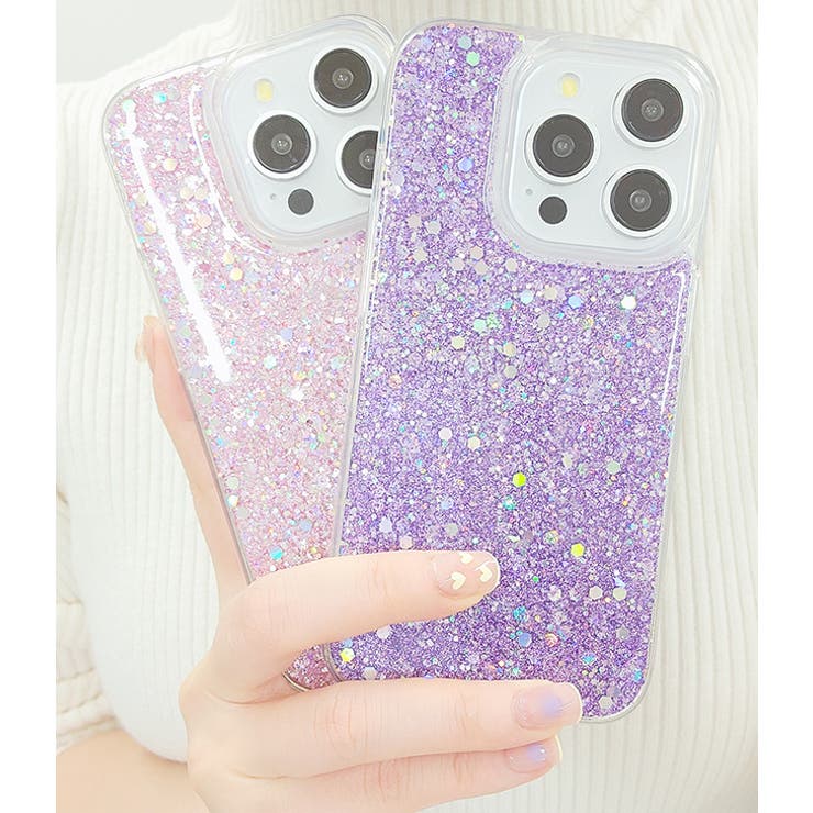 ラメグリッターソフトiPhoneケース 女性 レディース | レースレディース  | 詳細画像9 