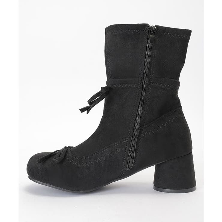 レザー調 ステッチ リボン | レースレディース  | 詳細画像13 