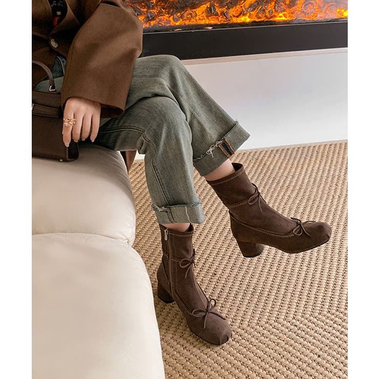 レザー調 ステッチ リボン | レースレディース  | 詳細画像8 