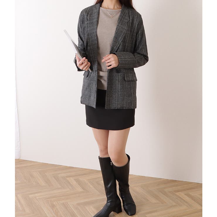 ボートネックカシミヤタッチスフレニットプルオーバー 女性 レディース | レースレディース  | 詳細画像13 