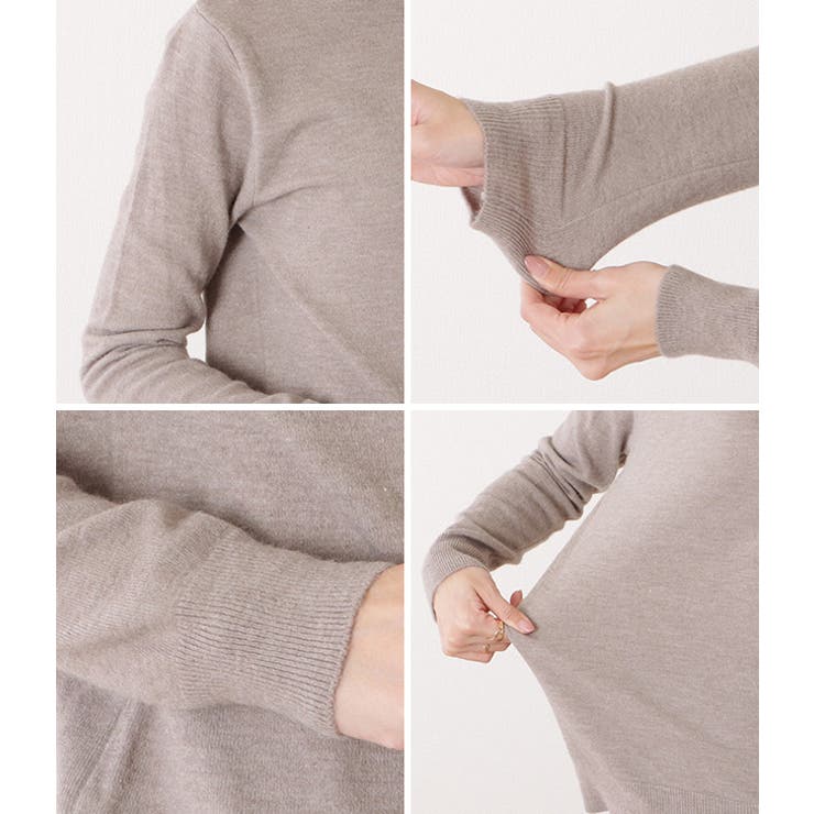 ボートネックカシミヤタッチスフレニットプルオーバー 女性 レディース | レースレディース  | 詳細画像19 