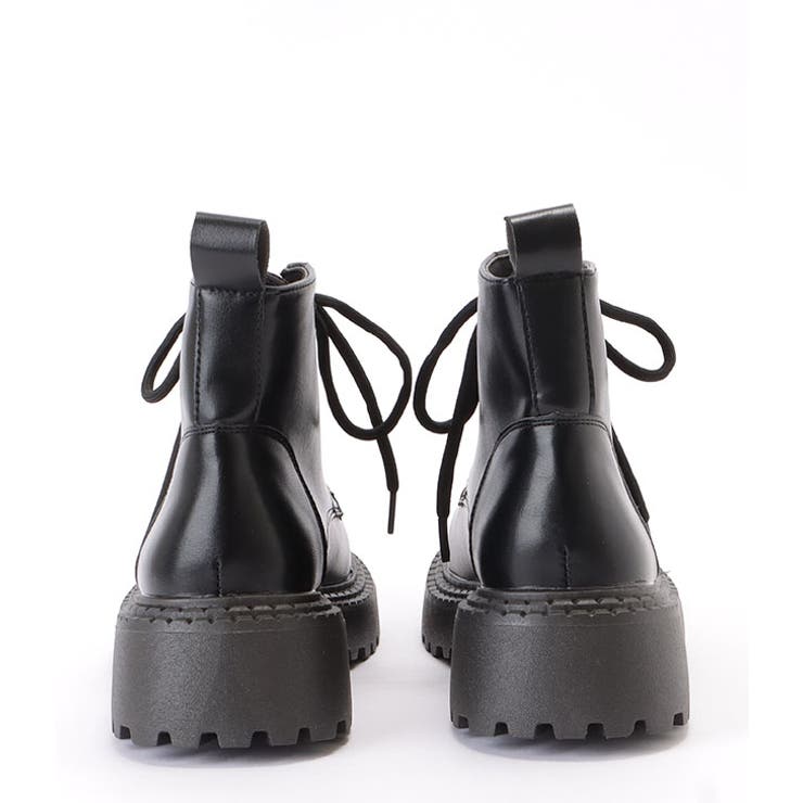 ボリュームソールレースアップショートブーツ 女性 レディース | レースレディース  | 詳細画像17 