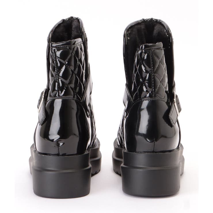 ベルト付キルティング厚底ショートブーツ 女性 レディース | レースレディース  | 詳細画像17 