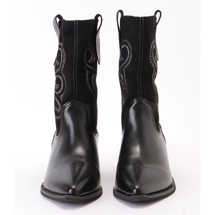 セール中⚡ルケーシー ウエスタンブーツ リザード革 刺繍 23.5相当 ozeki_jv00194-230