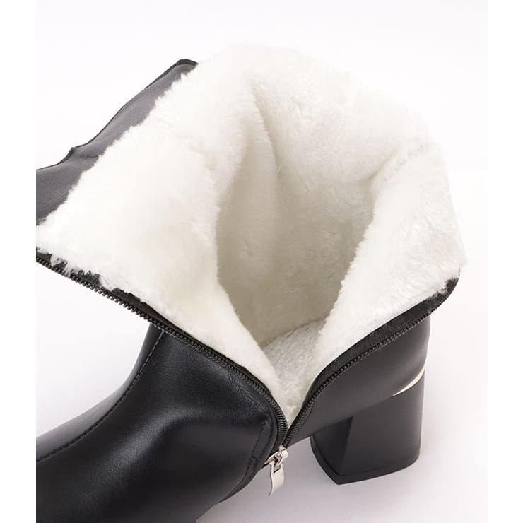 プランテーション■ミドルブーツ サイドジップ フラット 24.0 プランテーション□ミドルブーツ サイドジップ フラット 24.0