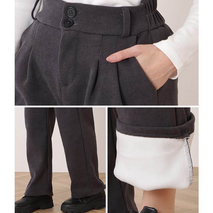 ハイウエストダブルボタンタックワイドパンツ 女性 レディース | レースレディース  | 詳細画像20 