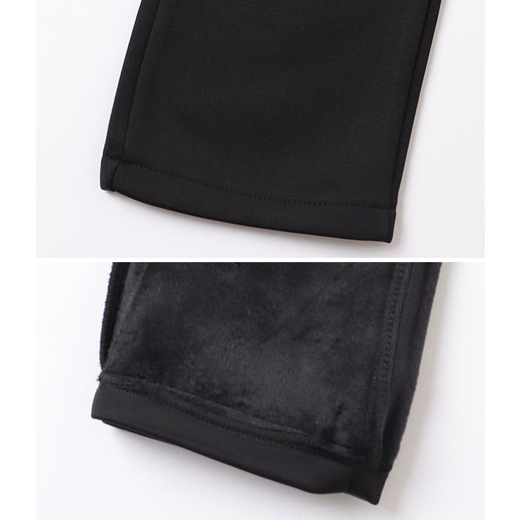 裏起毛ハイウエストストレッチストレートパンツ 女性 レディース | レースレディース  | 詳細画像14 