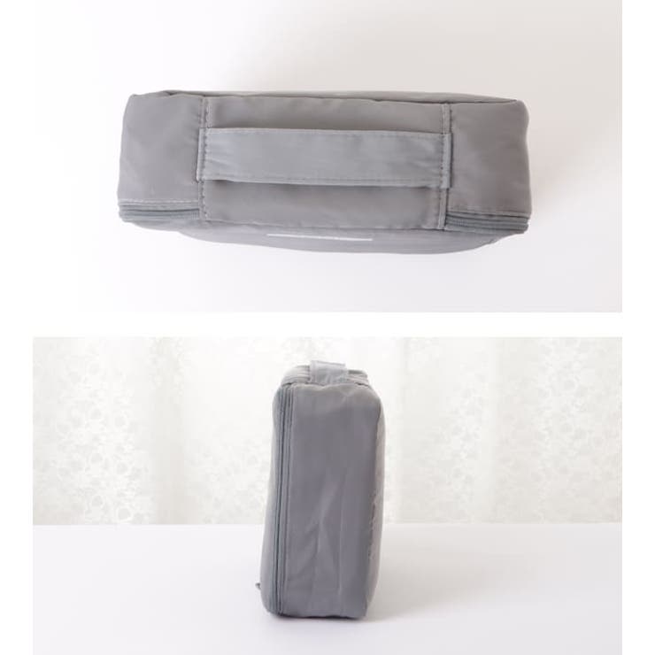 ダブルジップスクエア型トラベルマルチポーチ | レースレディース  | 詳細画像15 