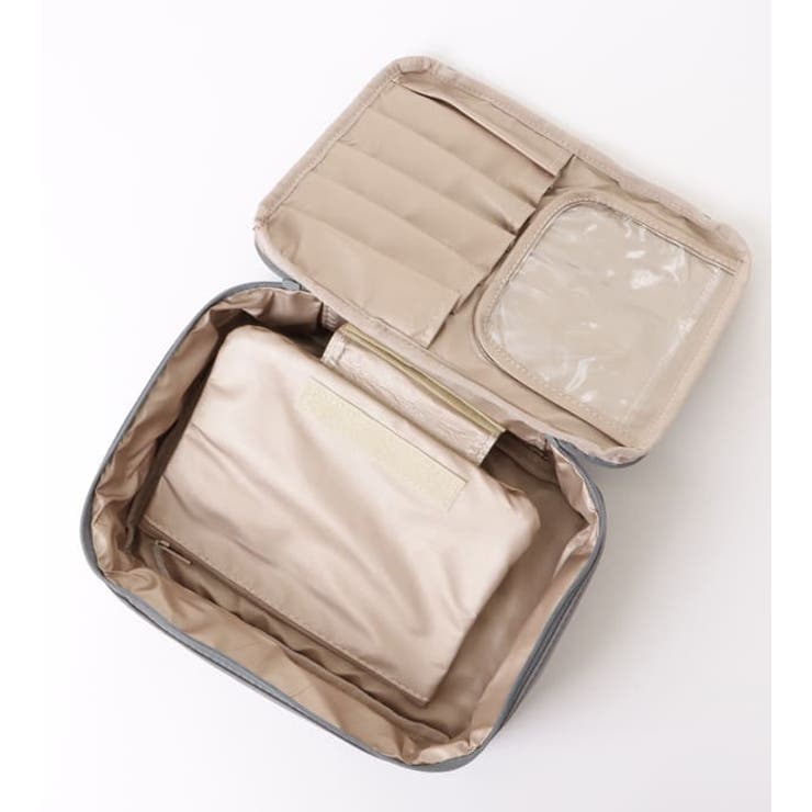 ダブルジップスクエア型トラベルマルチポーチ | レースレディース  | 詳細画像16 