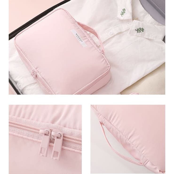 ダブルジップスクエア型トラベルマルチポーチ | レースレディース  | 詳細画像19 