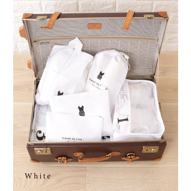 【7点セット】トラベル用スクエア型衣類収納ケース | レースレディース  | 詳細画像6 