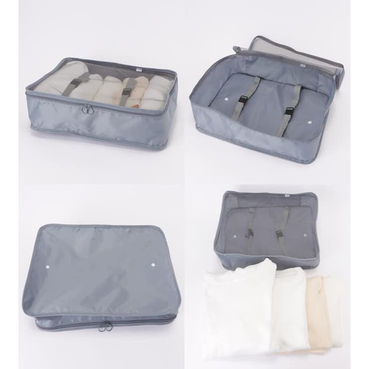 【8点セット】トラベル用スクエア型衣類収納ケース | レースレディース  | 詳細画像11