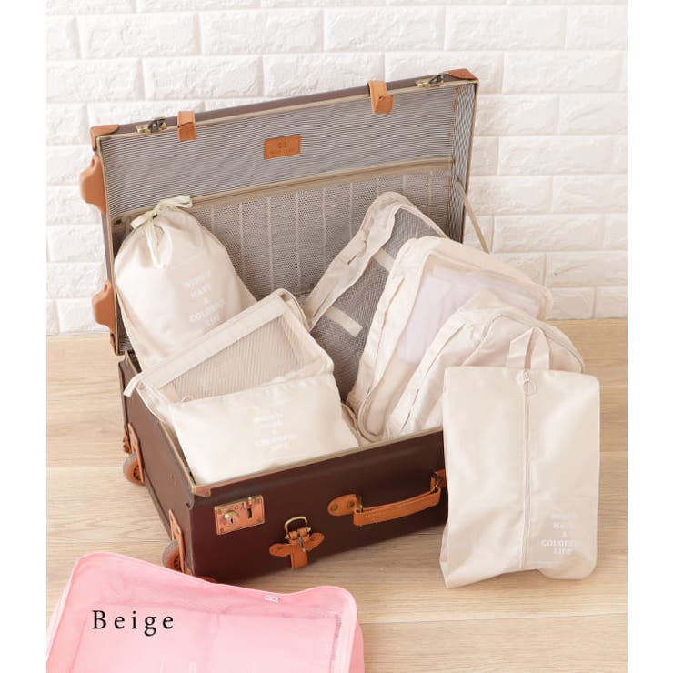【8点セット】トラベル用スクエア型衣類収納ケース | レースレディース  | 詳細画像5