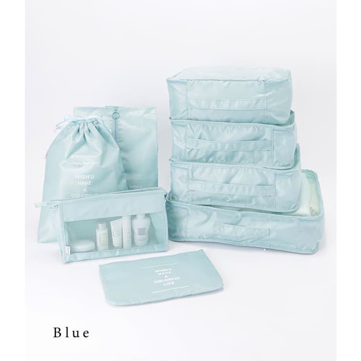 【8点セット】トラベル用スクエア型衣類収納ケース | レースレディース  | 詳細画像6