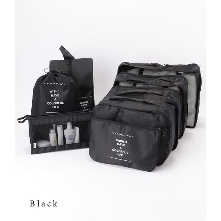 【8点セット】トラベル用スクエア型衣類収納ケース | レースレディース  | 詳細画像9