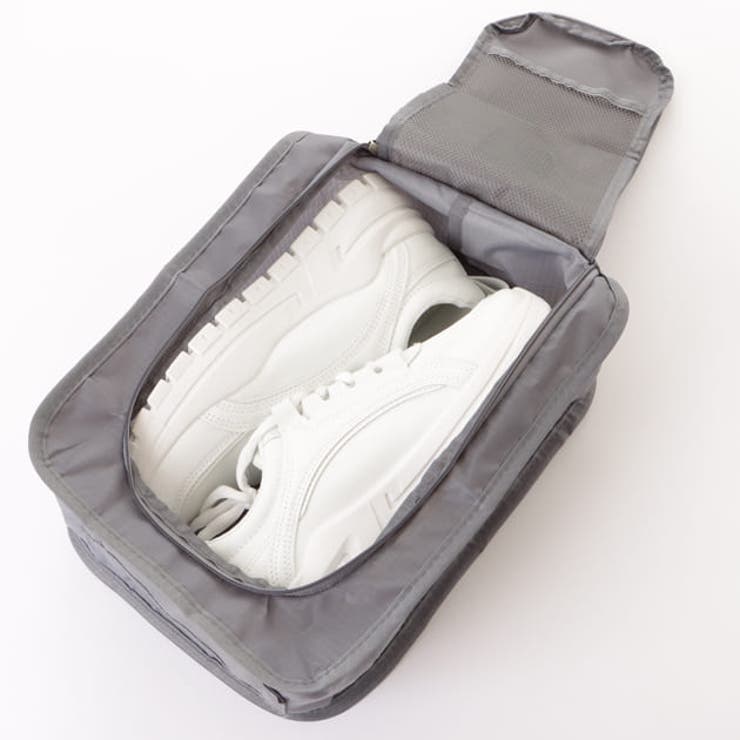 スクエア型折りたたみ防水シューズバッグ | レースレディース  | 詳細画像1 