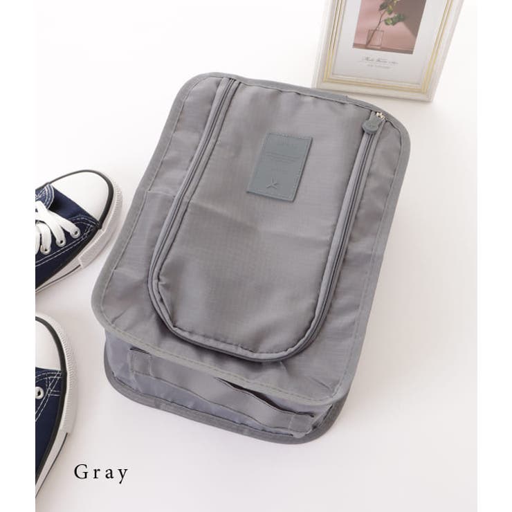 スクエア型折りたたみ防水シューズバッグ | レースレディース  | 詳細画像13 