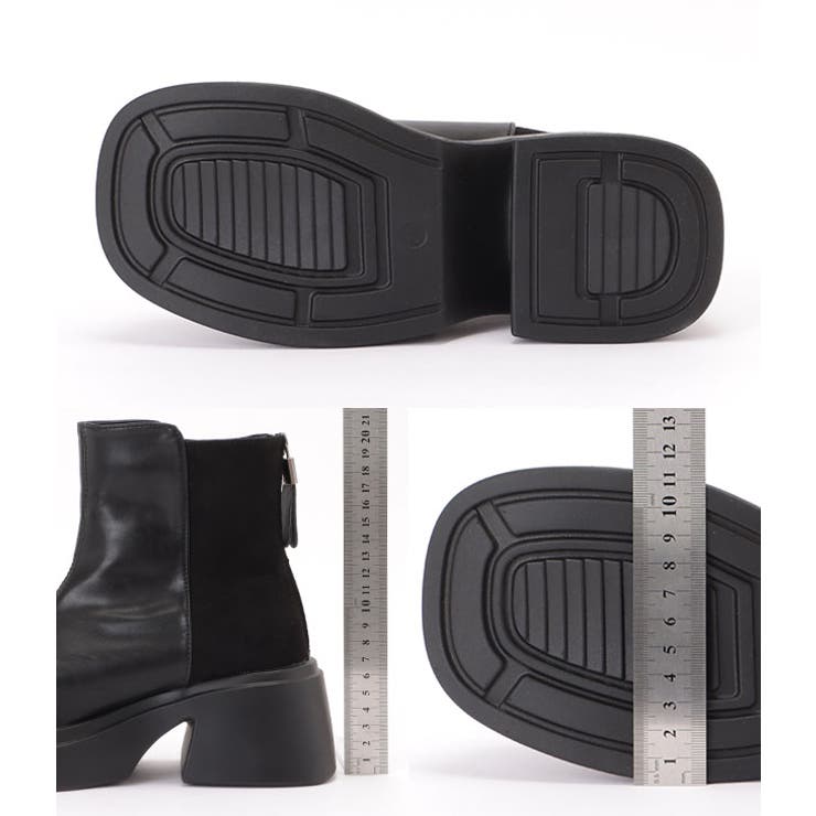 ネームタグ付きラウンドボリュームショートブーツ | レースレディース  | 詳細画像20 