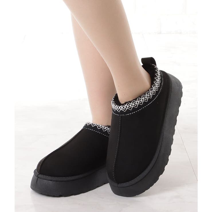 ムートン風厚底ボアショートブーツ | レースレディース  | 詳細画像4 