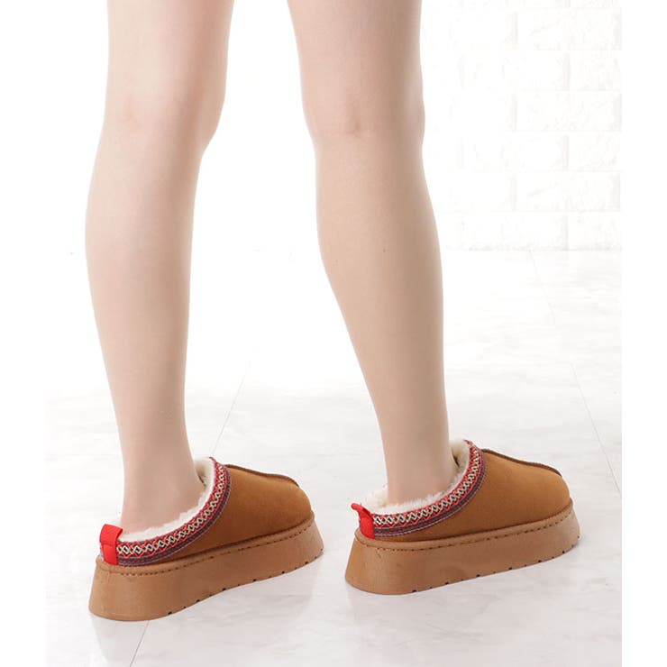 ムートン風厚底ボアショートブーツ | レースレディース  | 詳細画像9 