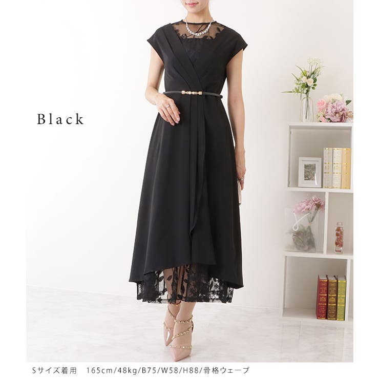 ベルト付き レース ドッキング[品番：LCLW0004849]｜レース