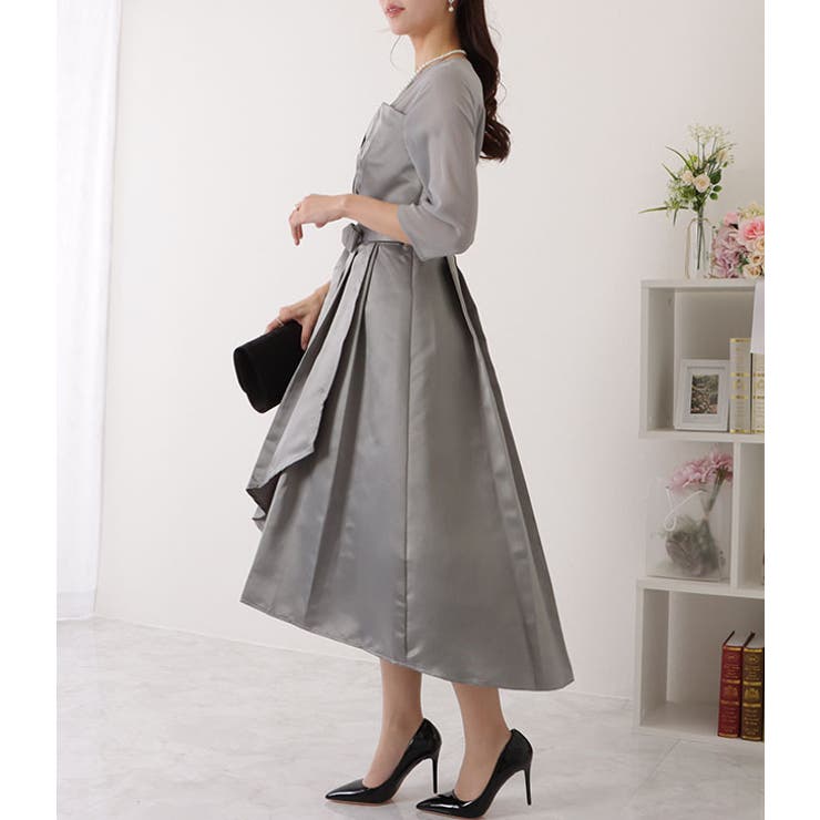 フェイク レイヤード サテンタック | レースレディース  | 詳細画像12 