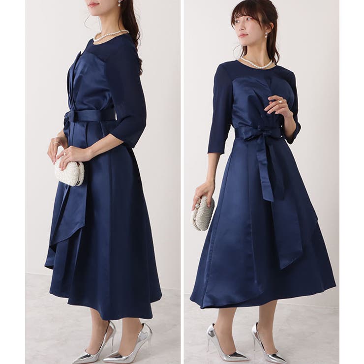 フェイク レイヤード サテンタック | レースレディース  | 詳細画像9 