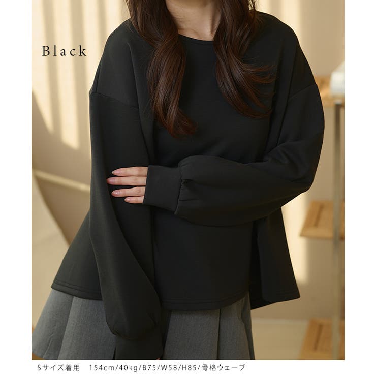 DAYRA クルーネック 切り替え | レースレディース  | 詳細画像3 