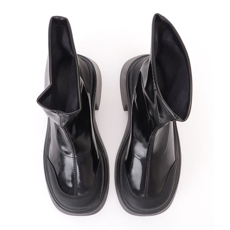 配色ボリュームラウンドショートブーツ 女性 レディース | レースレディース  | 詳細画像15 