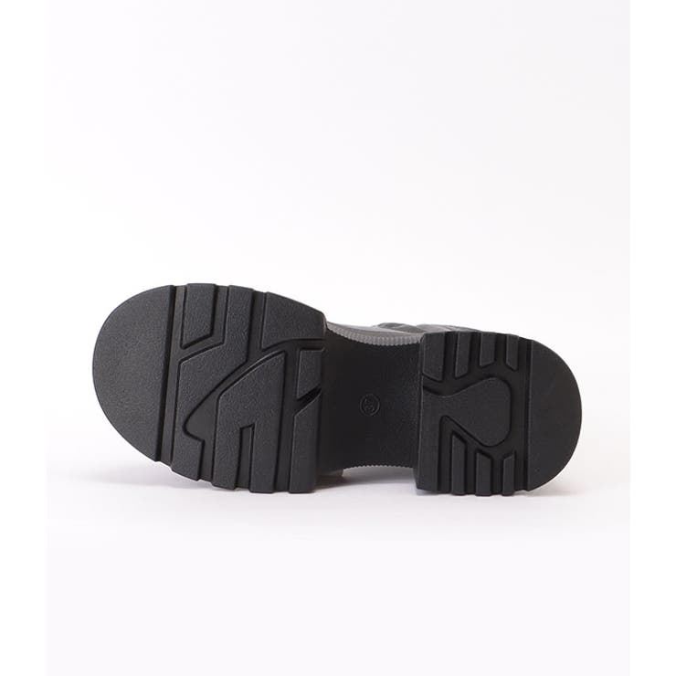 バックファスナー厚底レザー調ショートブーツ 女性 レディース | レースレディース  | 詳細画像18 