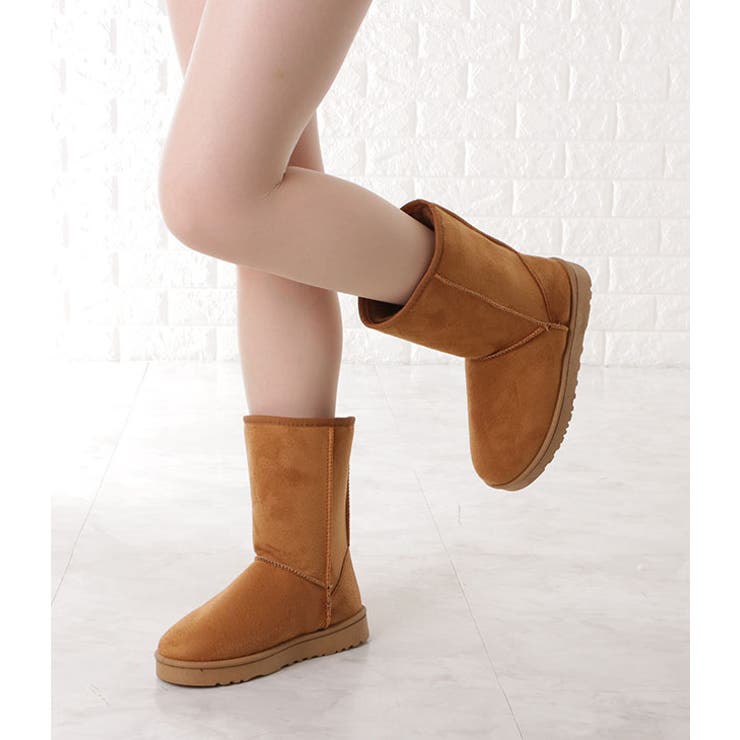 ムートン風ボアフラットショートブーツ 女性 靴 | レースレディース  | 詳細画像12 