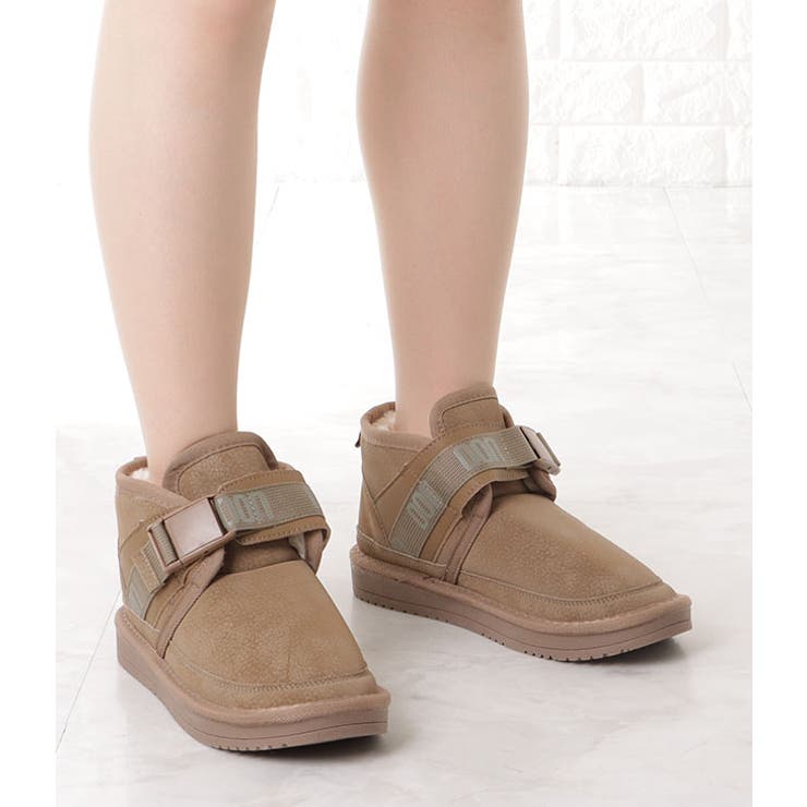 厚底ボリュームボアショートブーツ 女性 靴 | レースレディース  | 詳細画像13 