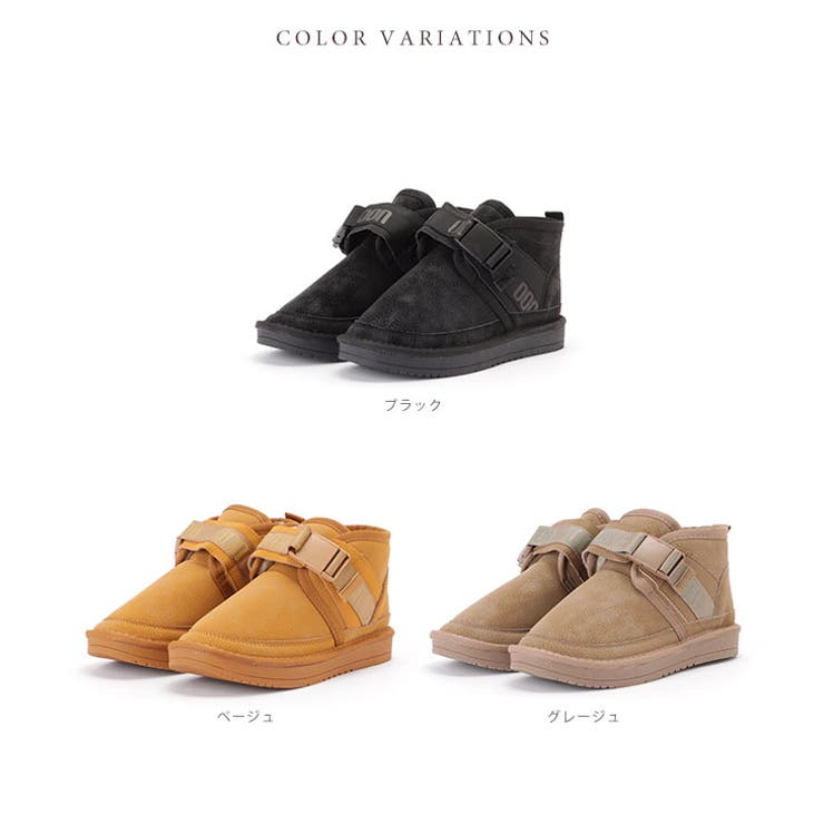 厚底ボリュームボアショートブーツ 女性 靴 | レースレディース  | 詳細画像2 