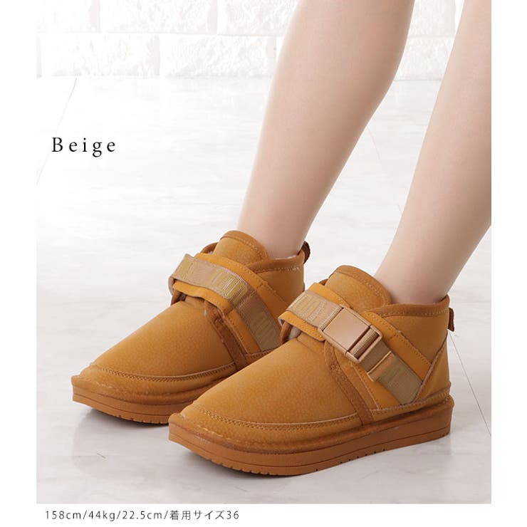 厚底ボリュームボアショートブーツ 女性 靴 | レースレディース  | 詳細画像7 