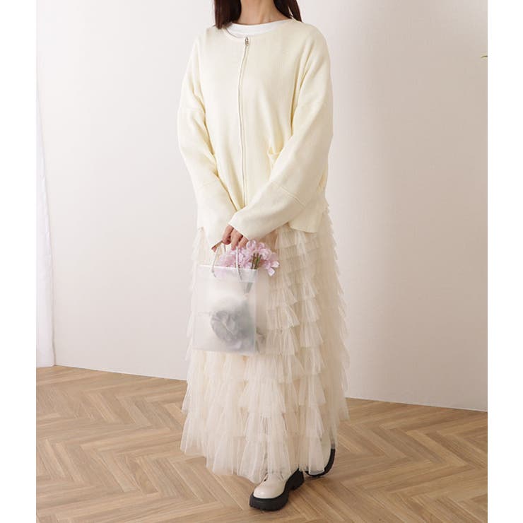 チュール フリル レイヤード | レースレディース  | 詳細画像15 