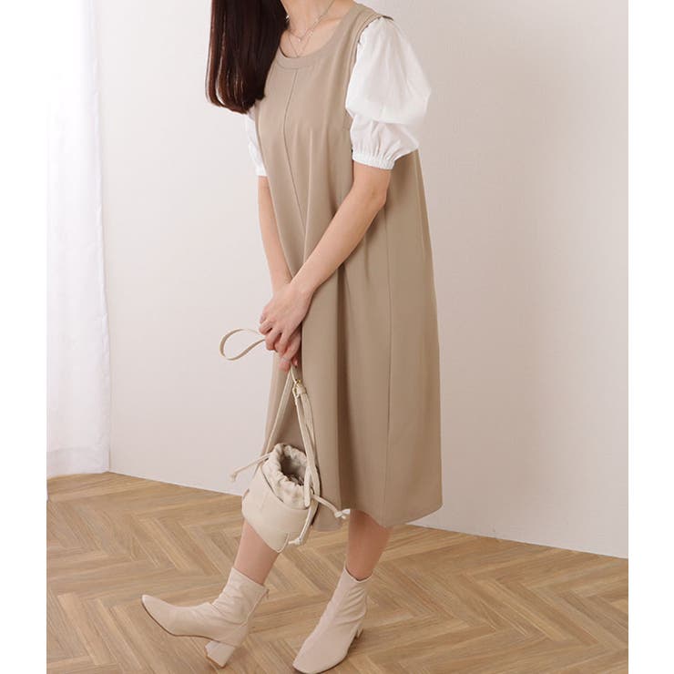 バルーン袖 異素材 ドッキング | レースレディース  | 詳細画像15 