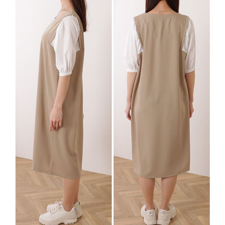 バルーン袖 異素材 ドッキング | レースレディース  | 詳細画像20 