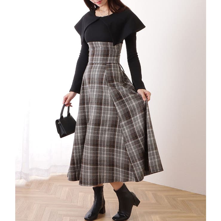 ビッグカラー チェック柄 ドッキング | レースレディース  | 詳細画像4 